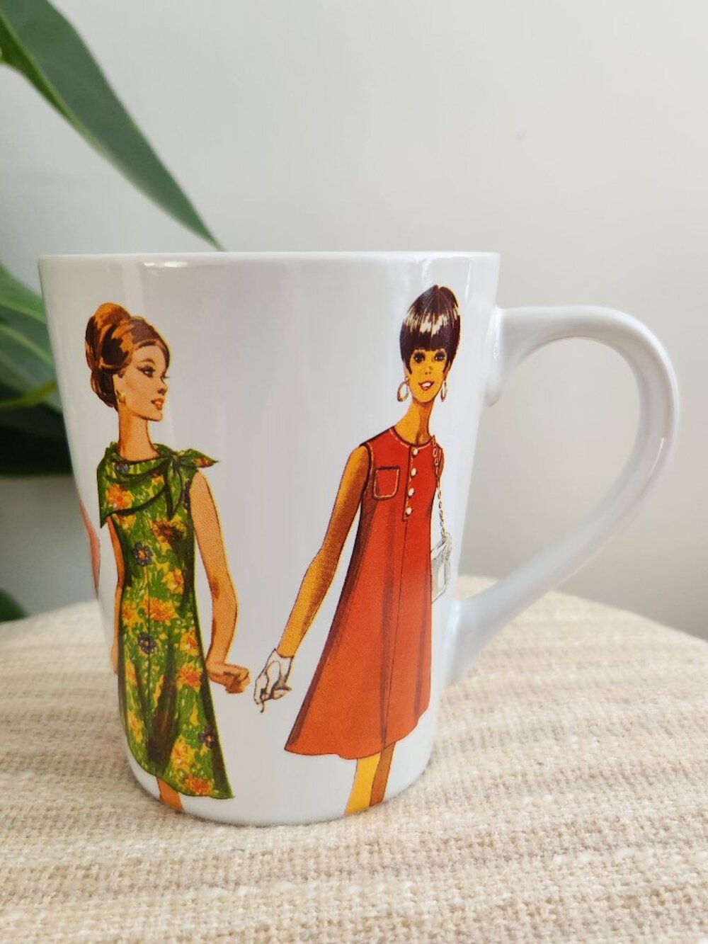 Simplicity Vintage 1960s Style Fashion Clothing Collection Coffee Cup Mug